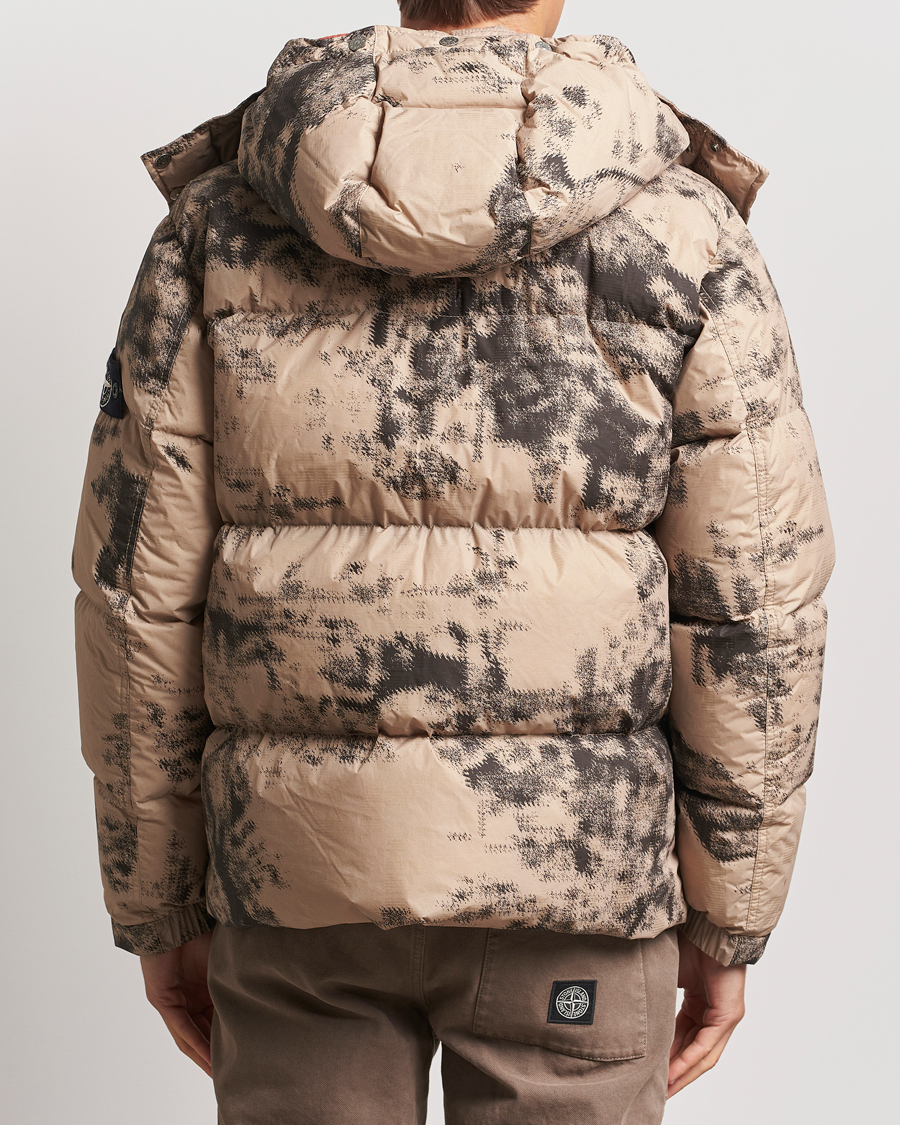 Hombres | Abrigos y chaquetas | Stone Island | Thermo Sensitive Camo Down Jacket Dove Grey