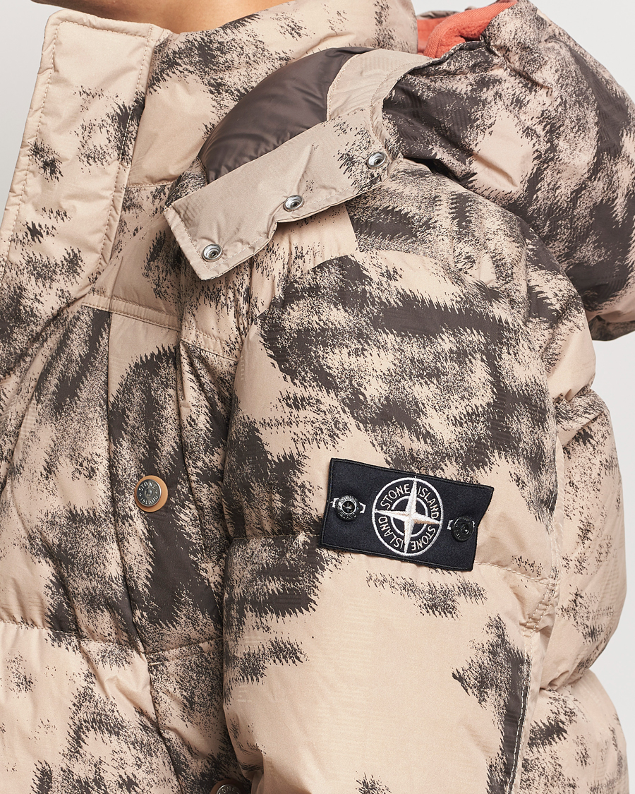 Hombres | Abrigos y chaquetas | Stone Island | Thermo Sensitive Camo Down Jacket Dove Grey