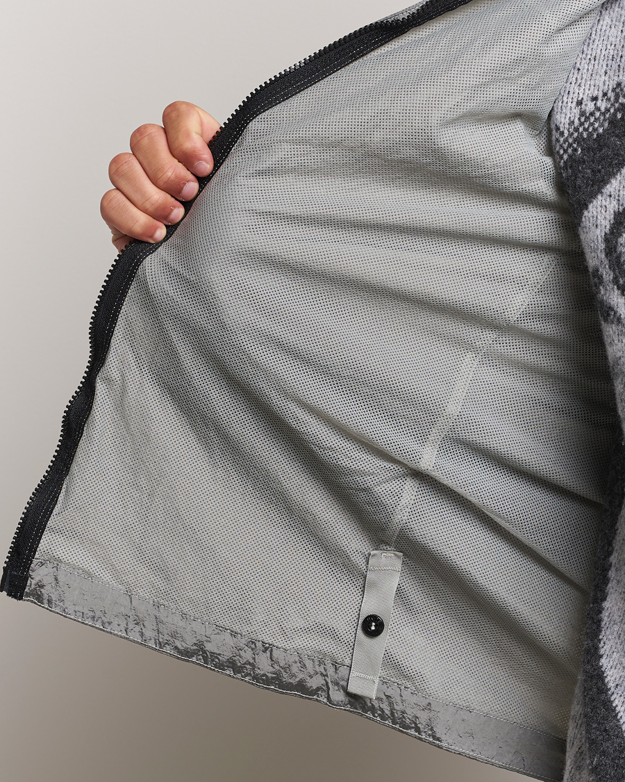 Hombres | Camisas | Stone Island | Nylon Metal Zip Overshirt Grey