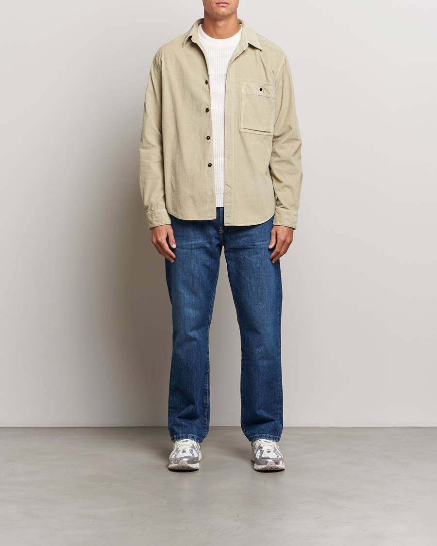 Hombres | Camisas | Stone Island | Cotton Cord Overshirt Plaster