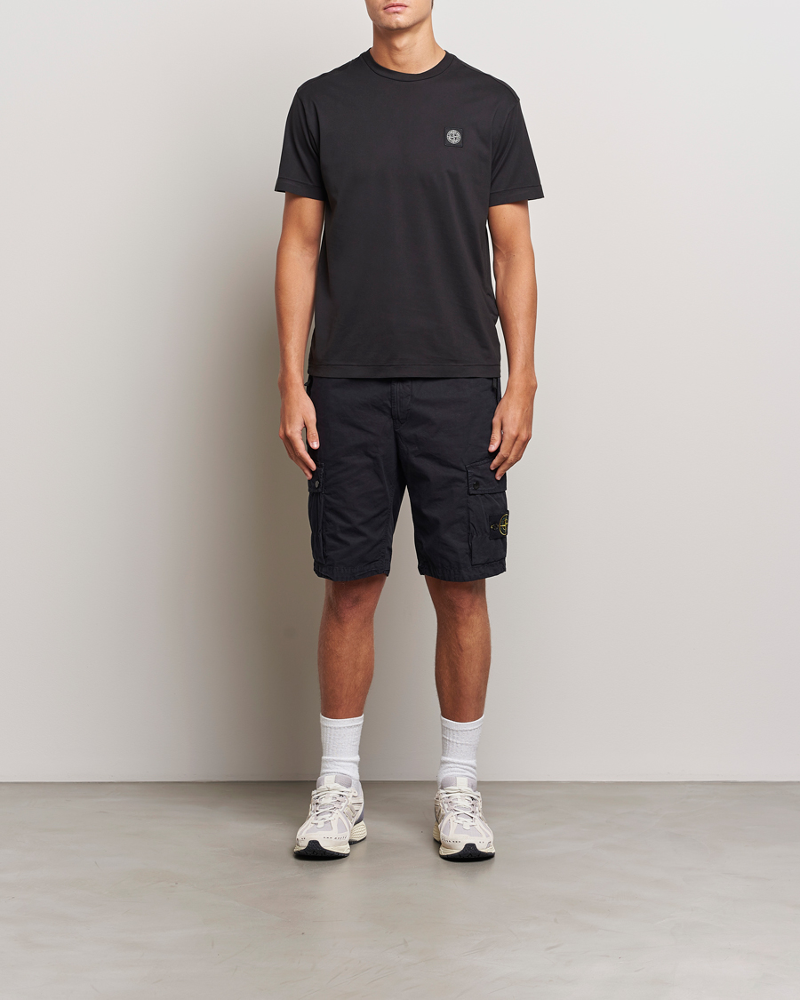 Hombres | Camisetas | Stone Island | Garment Dyed Jersey T-Shirt Black