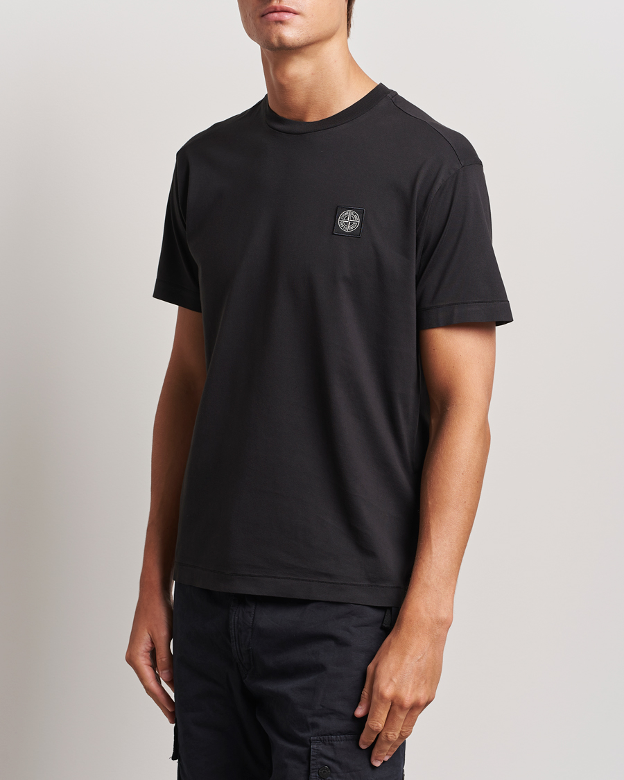 Hombres | Camisetas | Stone Island | Garment Dyed Jersey T-Shirt Black