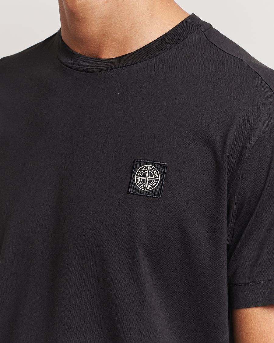 Hombres | Camisetas | Stone Island | Garment Dyed Jersey T-Shirt Black