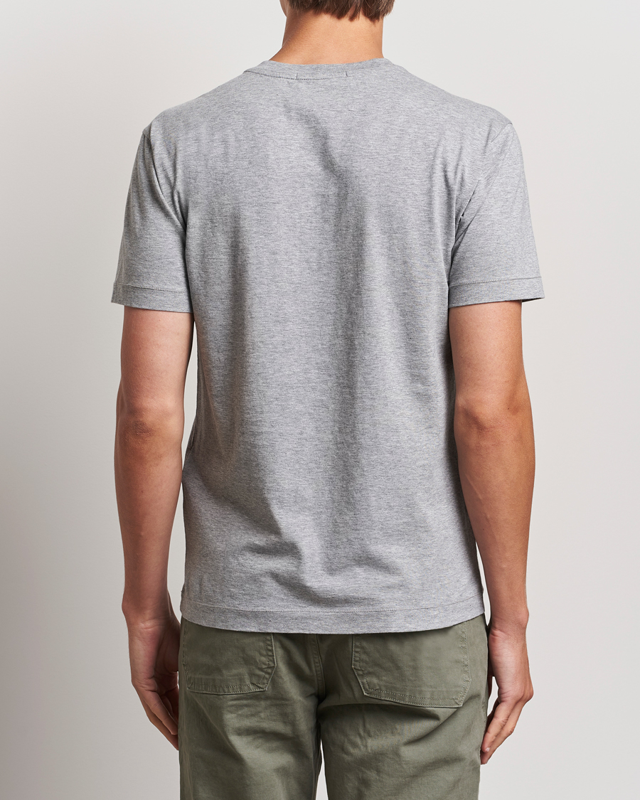 Hombres | Camisetas | Stone Island | Garment Dyed Jersey T-Shirt Melange Grey