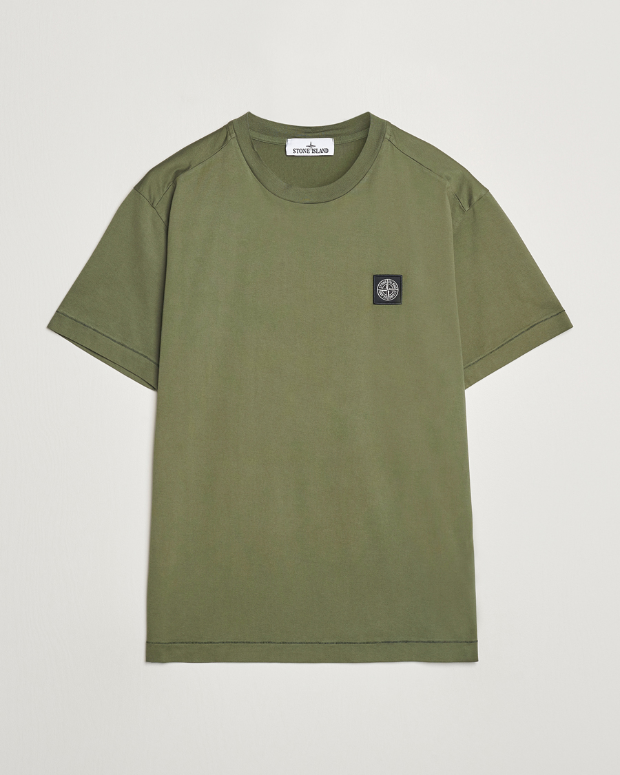 Hombres | Camisetas | Stone Island | Garment Dyed Jersey T-Shirt Musk