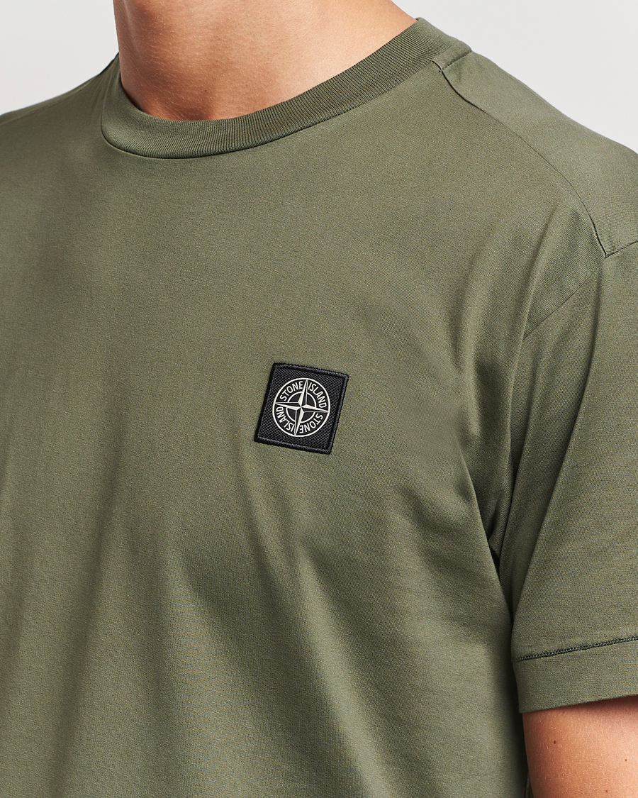 Hombres | Camisetas | Stone Island | Garment Dyed Jersey T-Shirt Musk