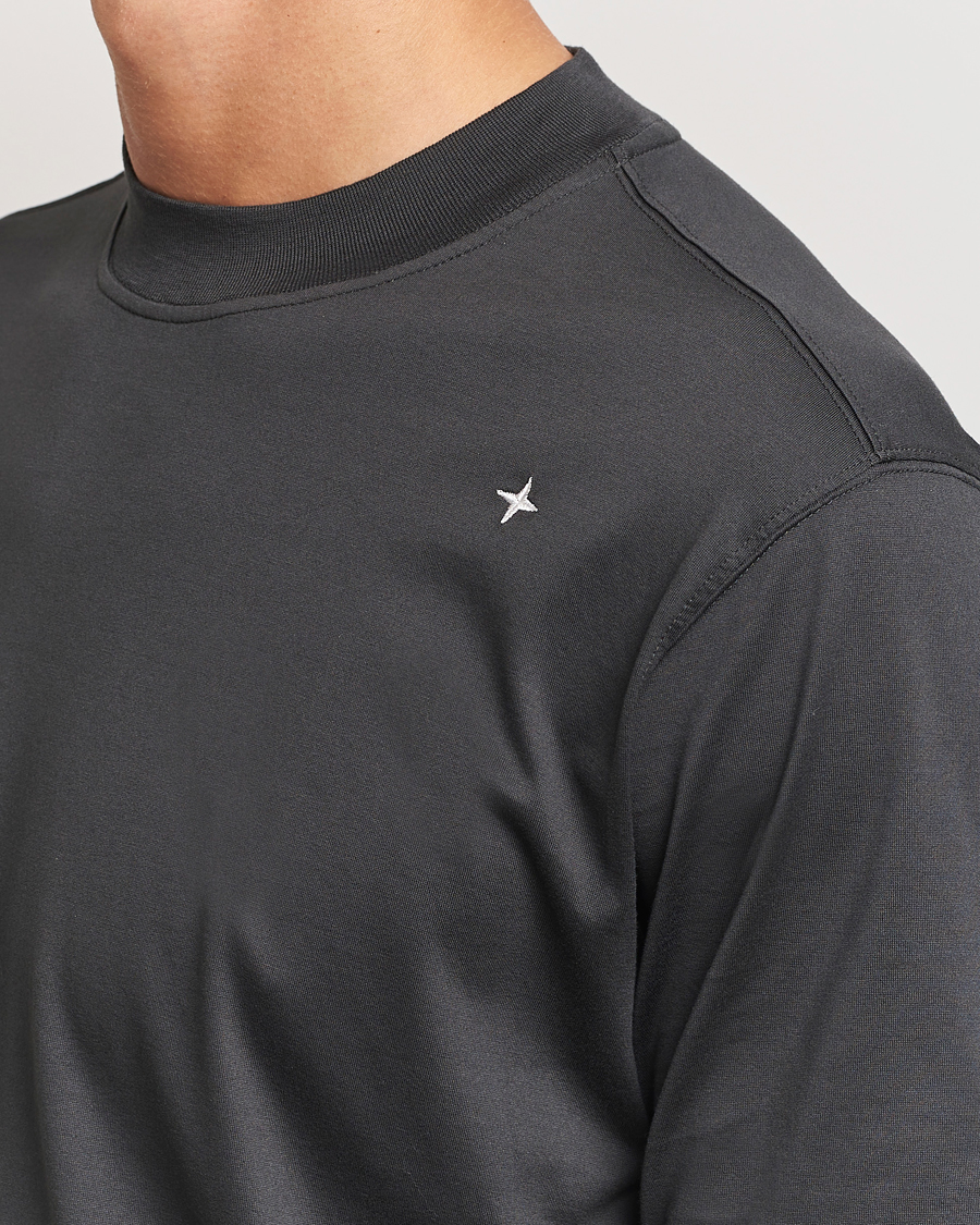 Hombres | Camisetas | Stone Island | Stellina Mercerized Cotton T-Shirt Lead Grey