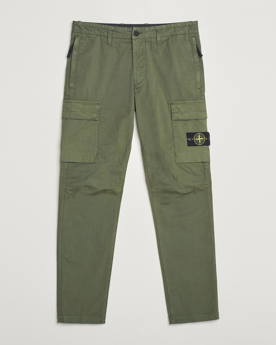 Hombres | Pantalones | Stone Island | Stretch Cotton Gabardine Trousers Musk