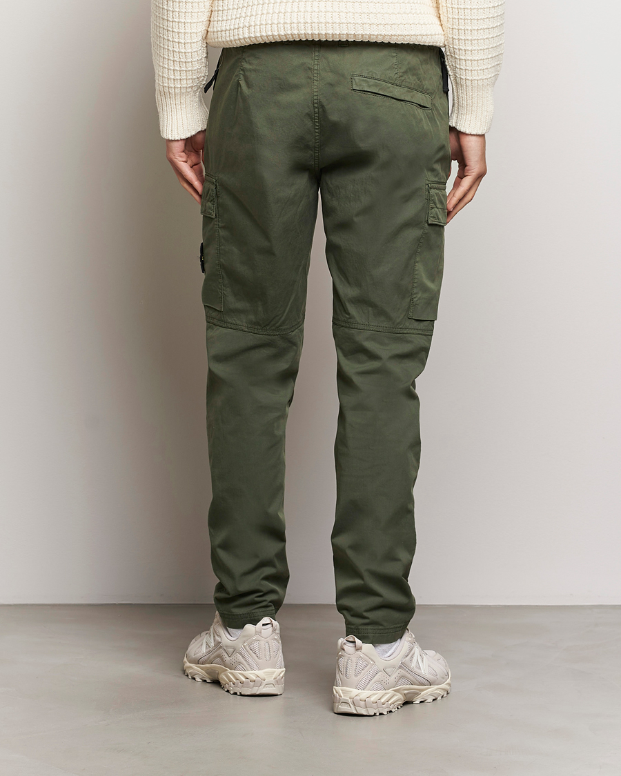 Hombres | Pantalones | Stone Island | Stretch Cotton Gabardine Trousers Musk