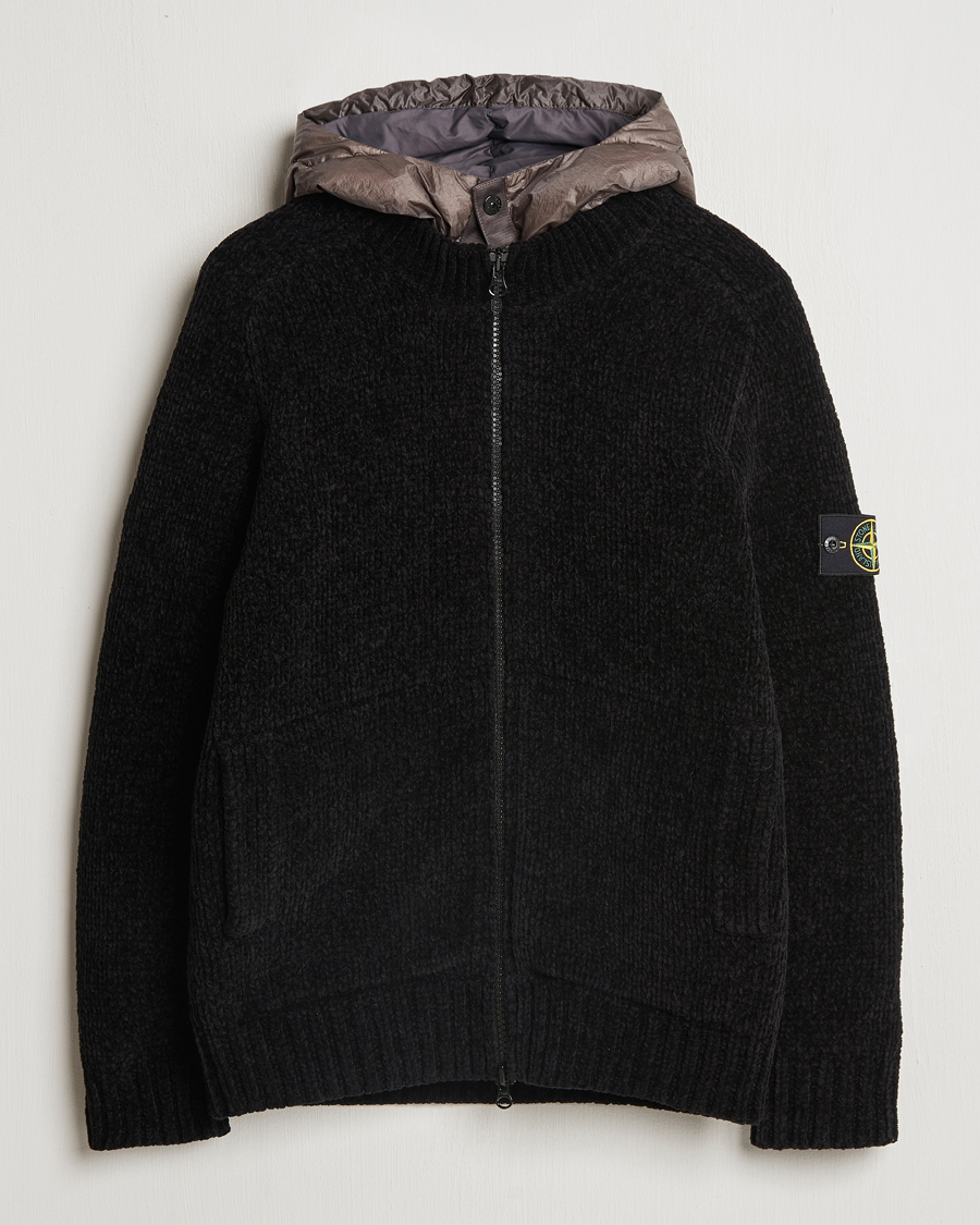 Hombres | Abrigos y chaquetas | Stone Island | Presidents Knit Down Liner Hood Black