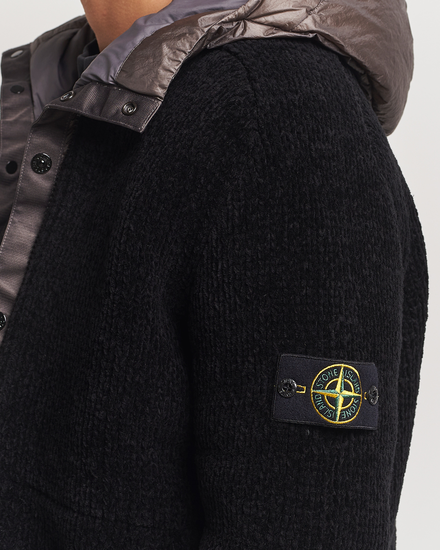 Hombres | Abrigos y chaquetas | Stone Island | Presidents Knit Down Liner Hood Black