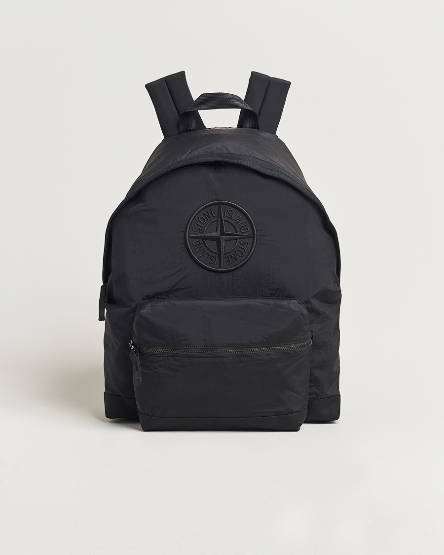 Hombres | Stone Island Nylon Metal Backpack Black | Stone Island | Nylon Metal Backpack Black