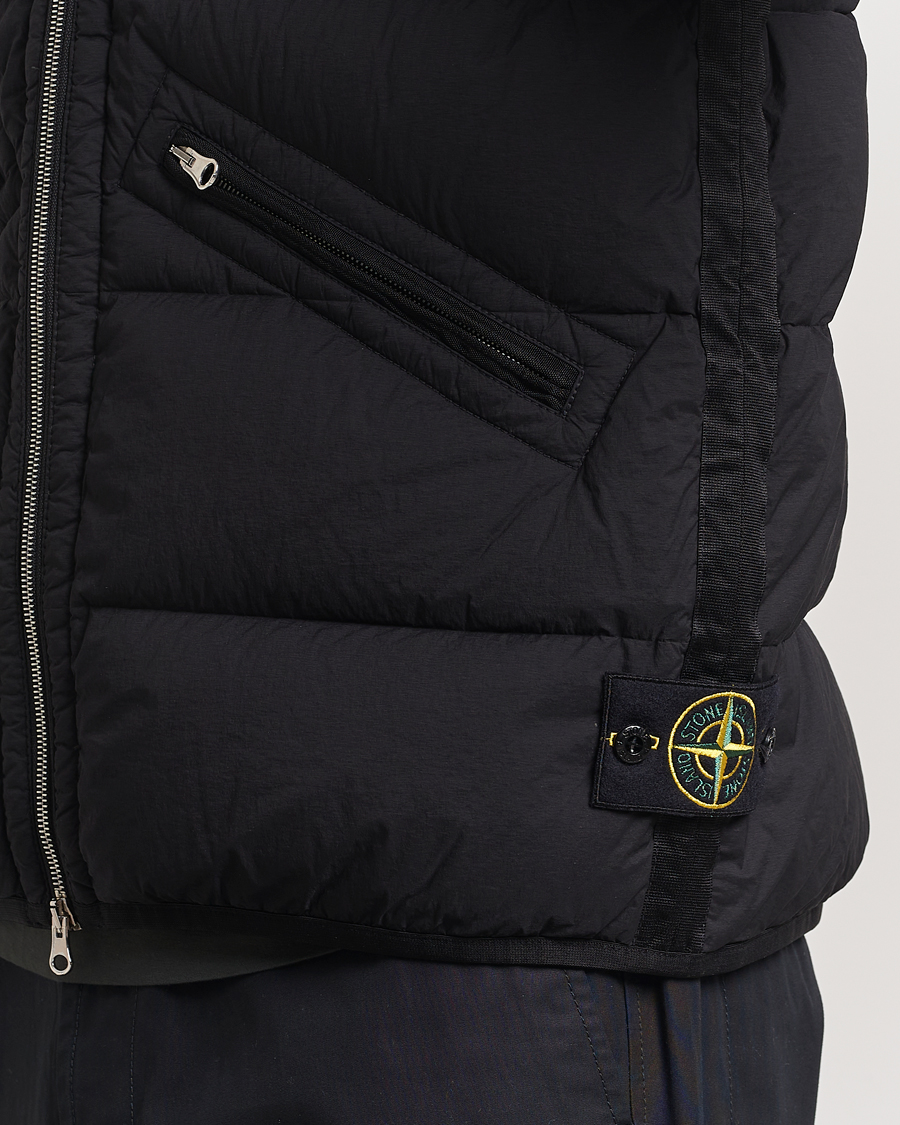 Hombres | Abrigos y chaquetas | Stone Island | Nylon Down-TC Vest Black