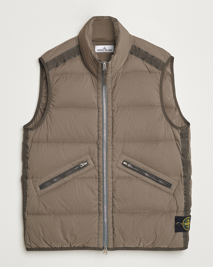 Hombres | Abrigos y chaquetas | Stone Island | Nylon Down-TC Vest Walnut