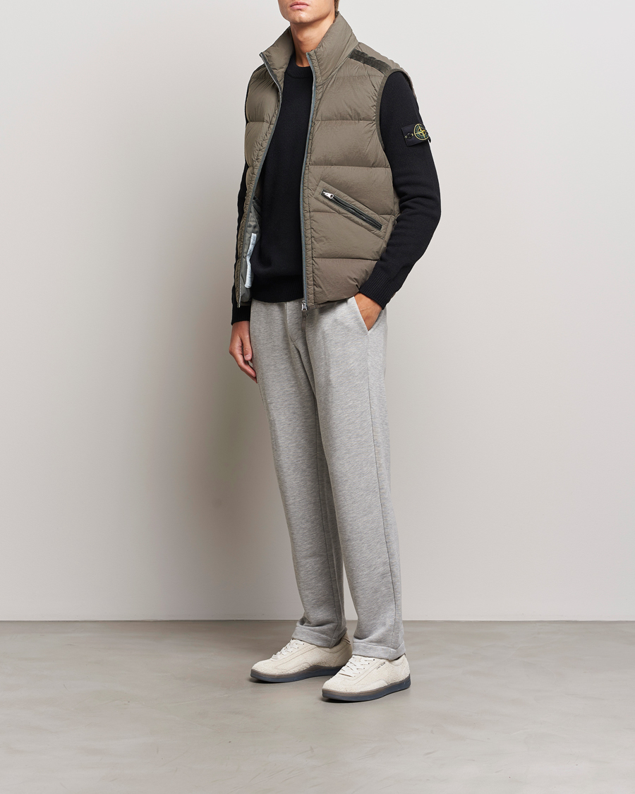 Hombres | Abrigos y chaquetas | Stone Island | Nylon Down-TC Vest Walnut