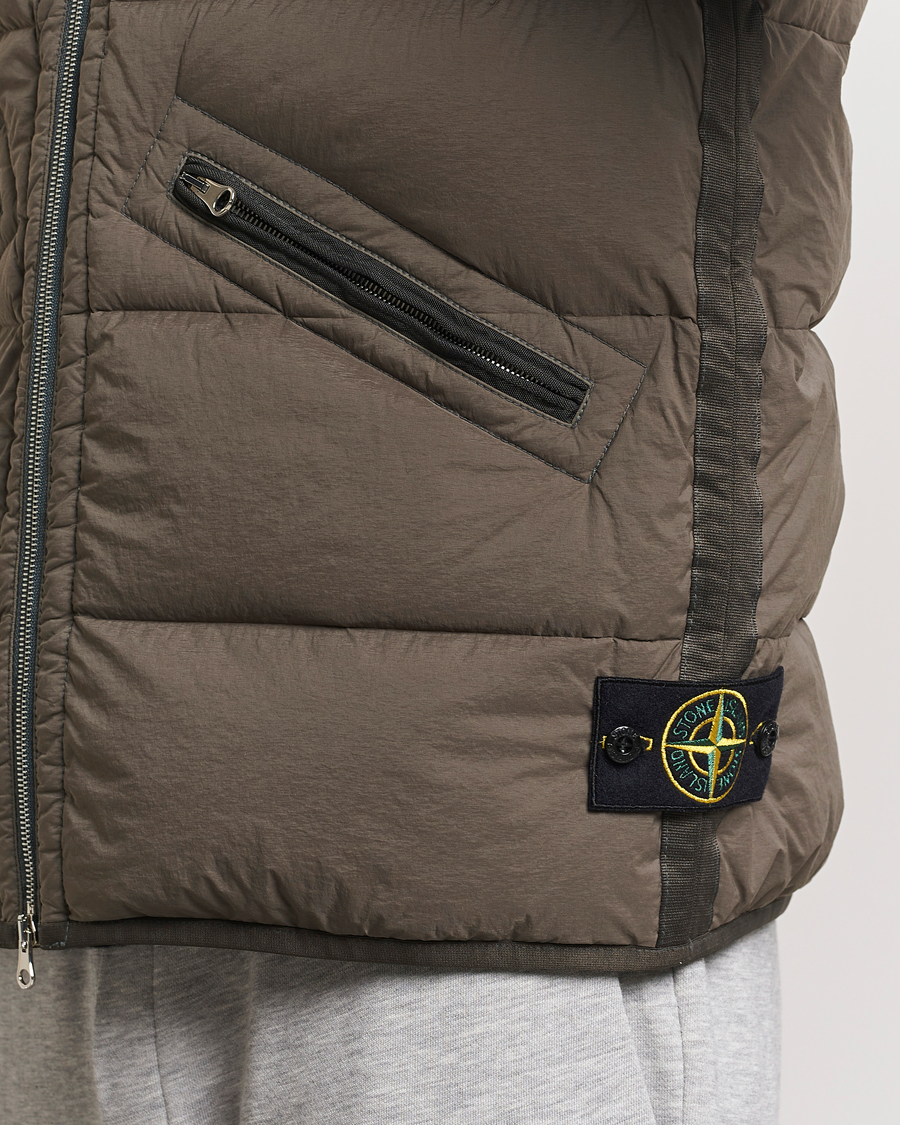 Hombres | Abrigos y chaquetas | Stone Island | Nylon Down-TC Vest Walnut