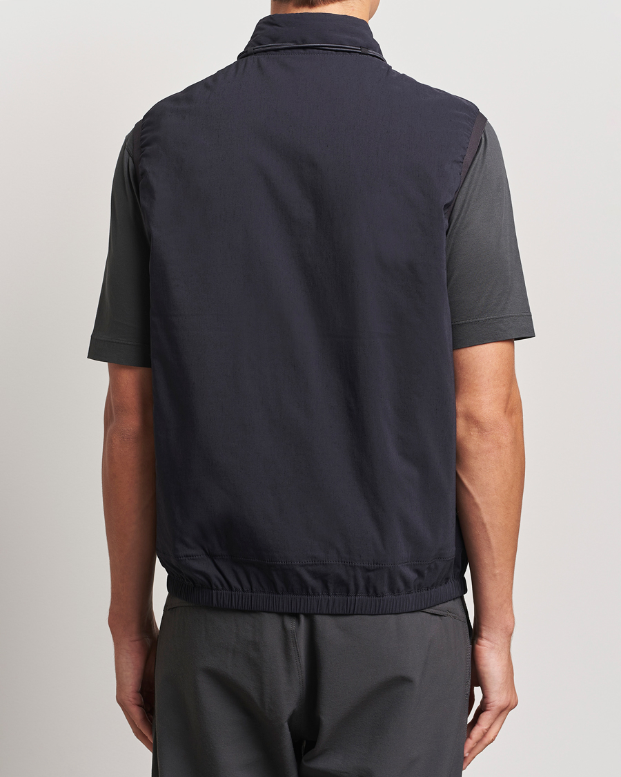 Hombres | Abrigos y chaquetas | Stone Island | Stellina Wool/Nylon Padded Vest Blue Marine