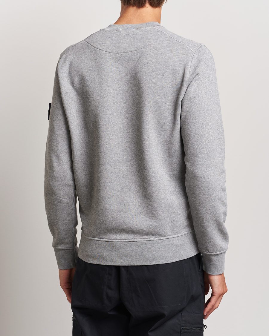 Hombres | Jerséis y prendas de punto | Stone Island | Garment Dyed Fleece Sweatshirt Melange Grey