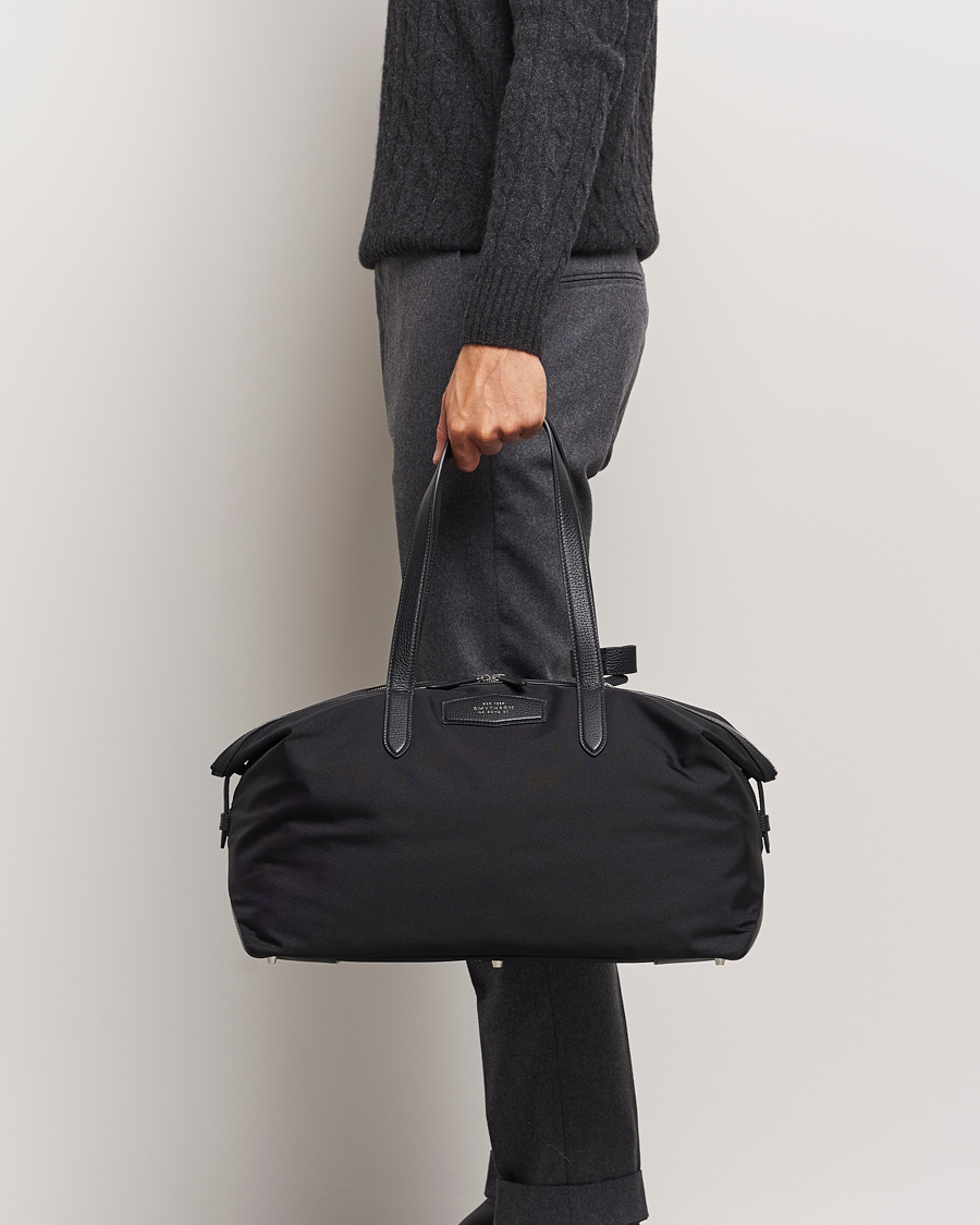 Hombres | Bolsos | Smythson | Canvas Norton Small Travel Bag Black