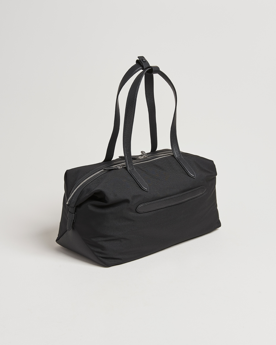 Hombres | Smythson Canvas Norton Small Travel Bag Black | Smythson | Canvas Norton Small Travel Bag Black