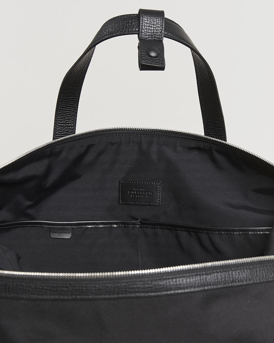 Hombres | Bolsos | Smythson | Canvas Norton Travel Bag Black