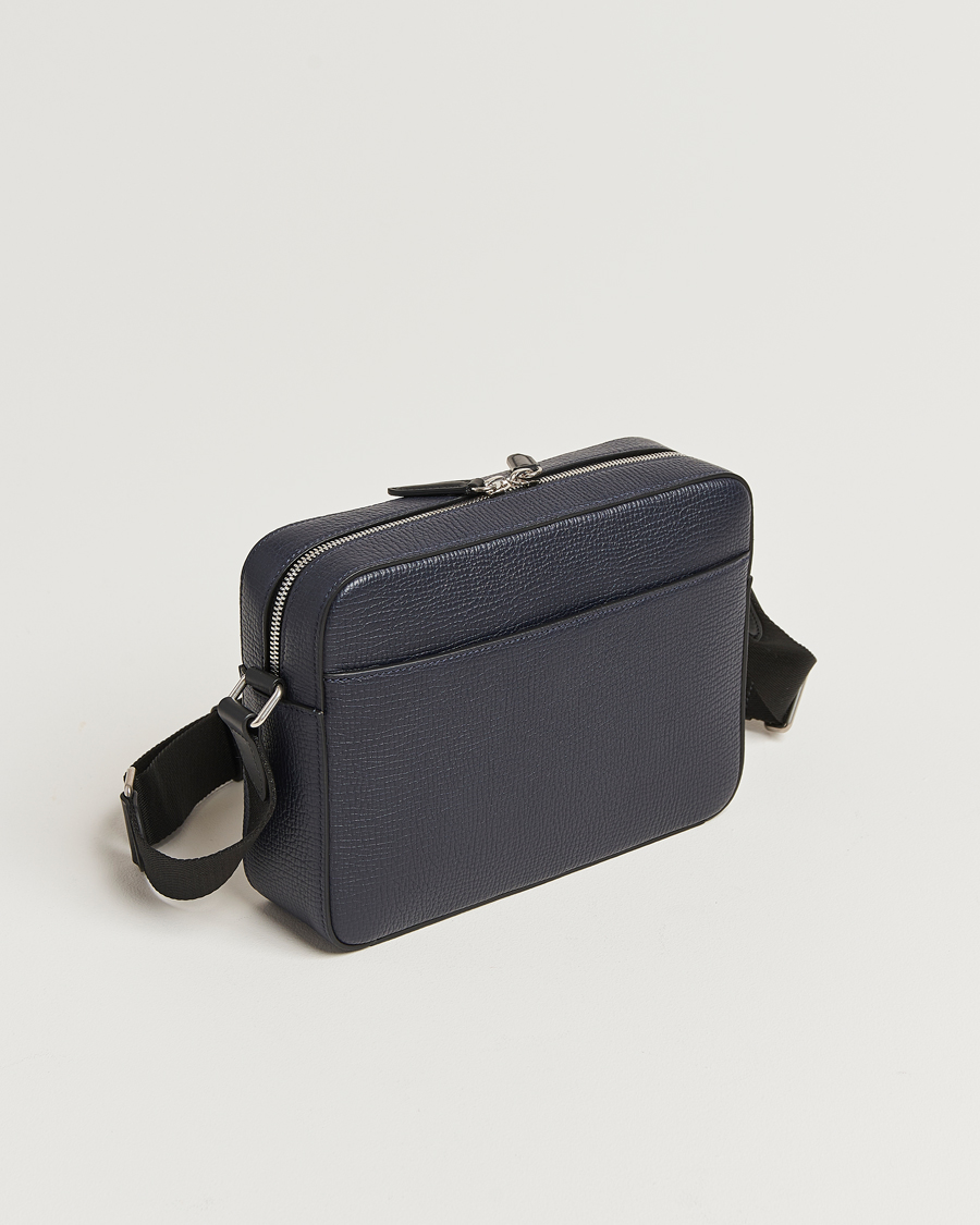 Hombres | Smythson Ludlow Zip Crossbody Bag Navy | Smythson | Ludlow Zip Crossbody Bag Navy