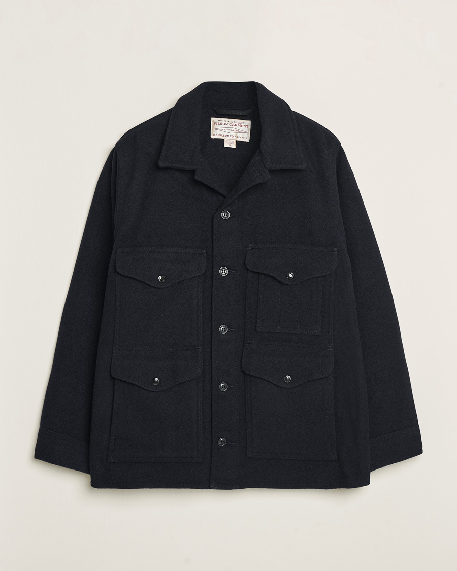 Hombres | Abrigos y chaquetas | Filson | Mackinaw Wool Cruiser Dark Navy