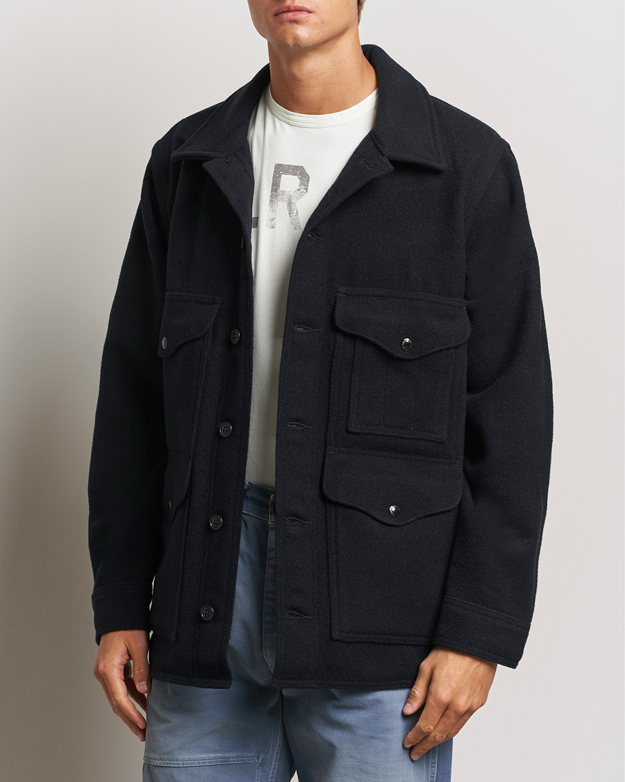 Hombres | Abrigos y chaquetas | Filson | Mackinaw Wool Cruiser Dark Navy