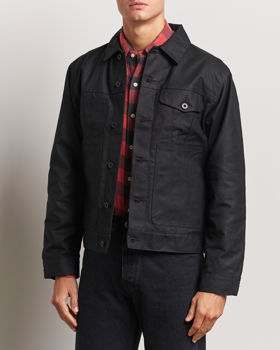 Hombres | Abrigos y chaquetas | Filson | Short Lined Tin Cloth Cruiser Black