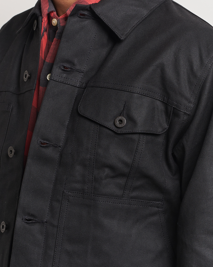 Hombres | Abrigos y chaquetas | Filson | Short Lined Tin Cloth Cruiser Black