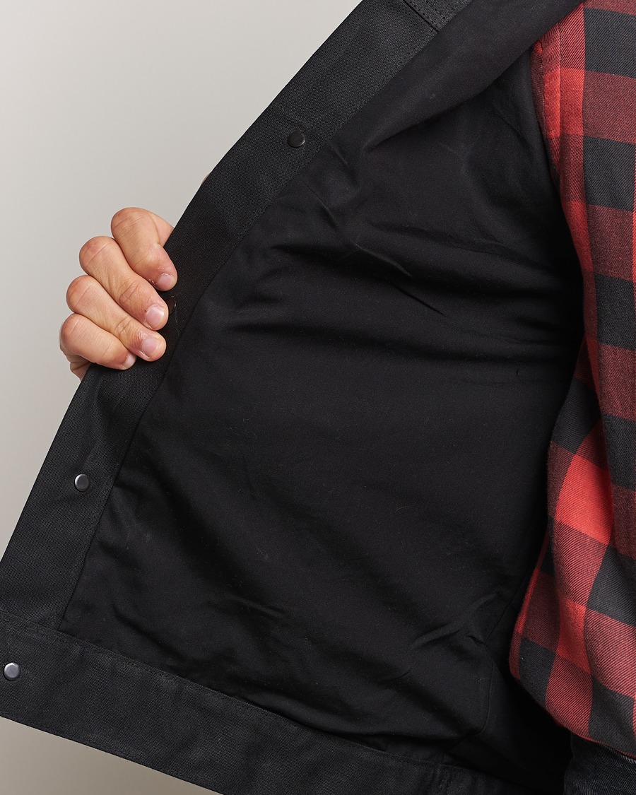Hombres | Abrigos y chaquetas | Filson | Short Lined Tin Cloth Cruiser Black