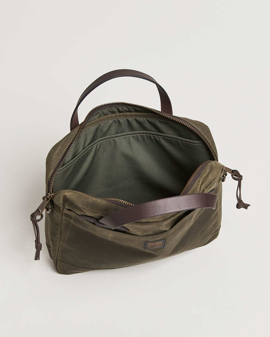 Hombres | Bolsos | Filson | Tin Cloth Compact Briefcase Otter Green