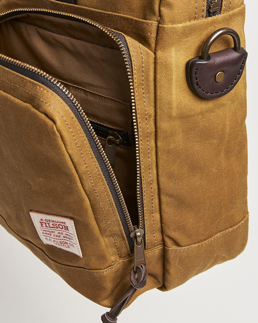 Hombres | Bolsos | Filson | 24-Hour Tin Briefcase Dark Tan