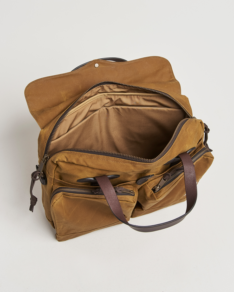 Hombres | Bolsos | Filson | 24-Hour Tin Briefcase Dark Tan