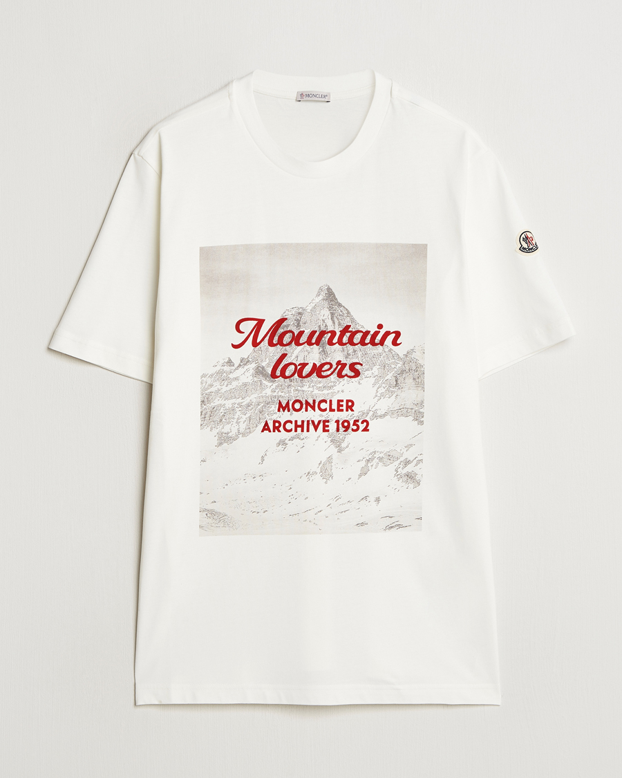 Hombres | Camisetas | Moncler | Mountain Lovers T-Shirt White