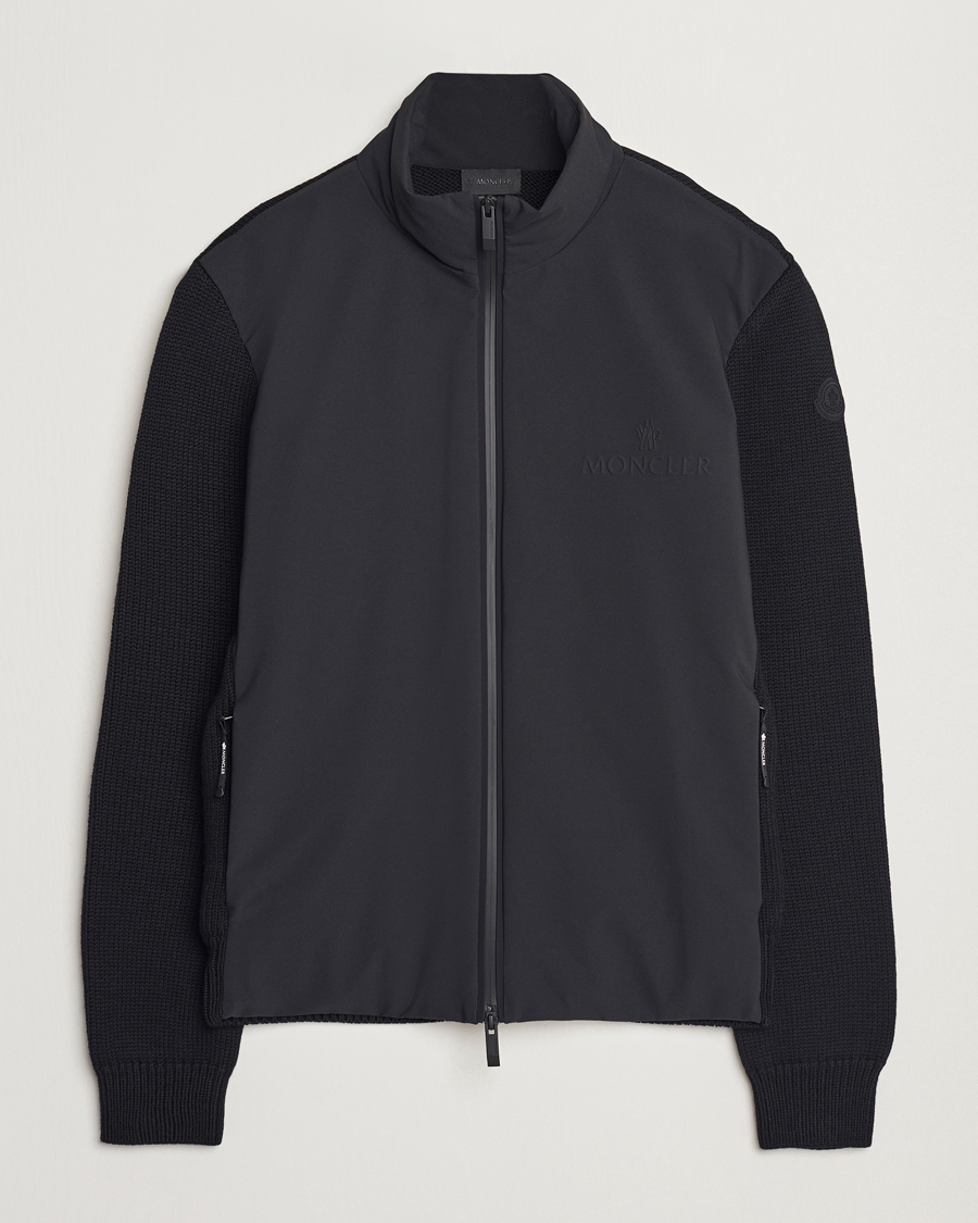 Hombres | Abrigos y chaquetas | Moncler | Hybrid Zip Cardigan Black