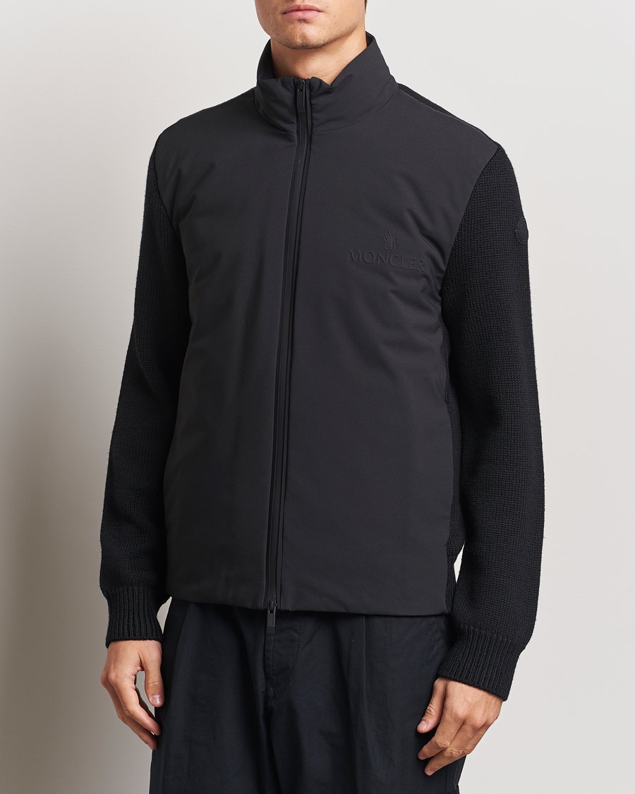 Hombres | Abrigos y chaquetas | Moncler | Hybrid Zip Cardigan Black