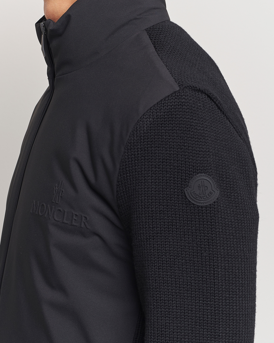 Hombres | Abrigos y chaquetas | Moncler | Hybrid Zip Cardigan Black