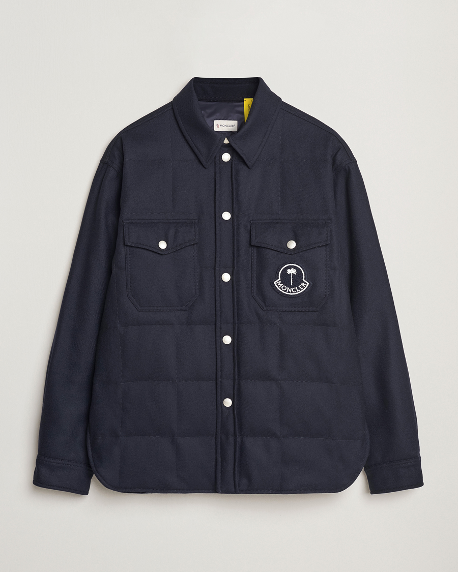 Hombres | Abrigos y chaquetas | Moncler Genius | X Palm Angels Shirt Jacket Navy