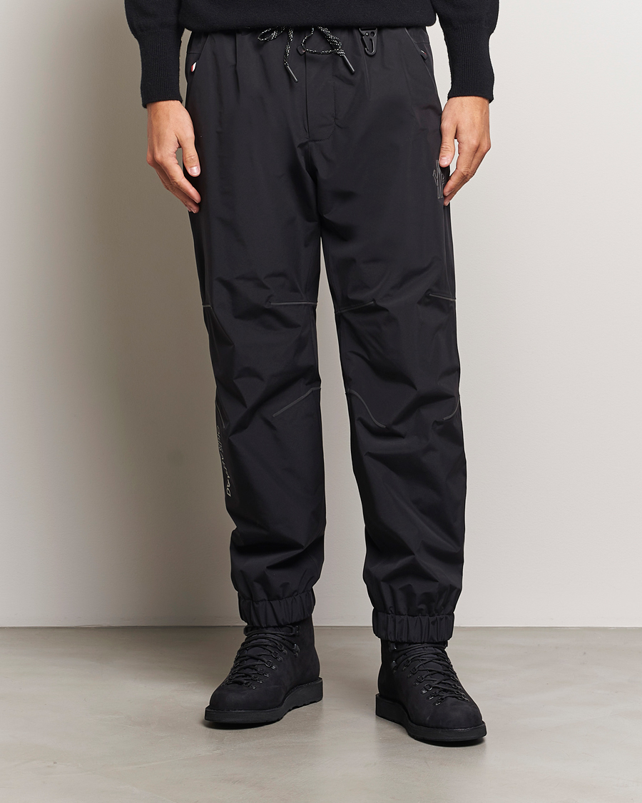 Hombres | Pantalones | Moncler Grenoble | Nylon Drawstring Trousers Black
