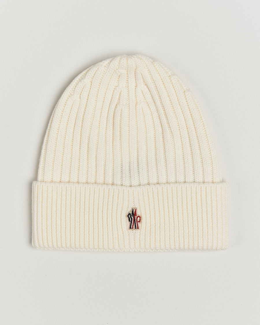 Hombres | Moncler Grenoble Beretto Beanie Off White | Moncler Grenoble | Beretto Beanie Off White