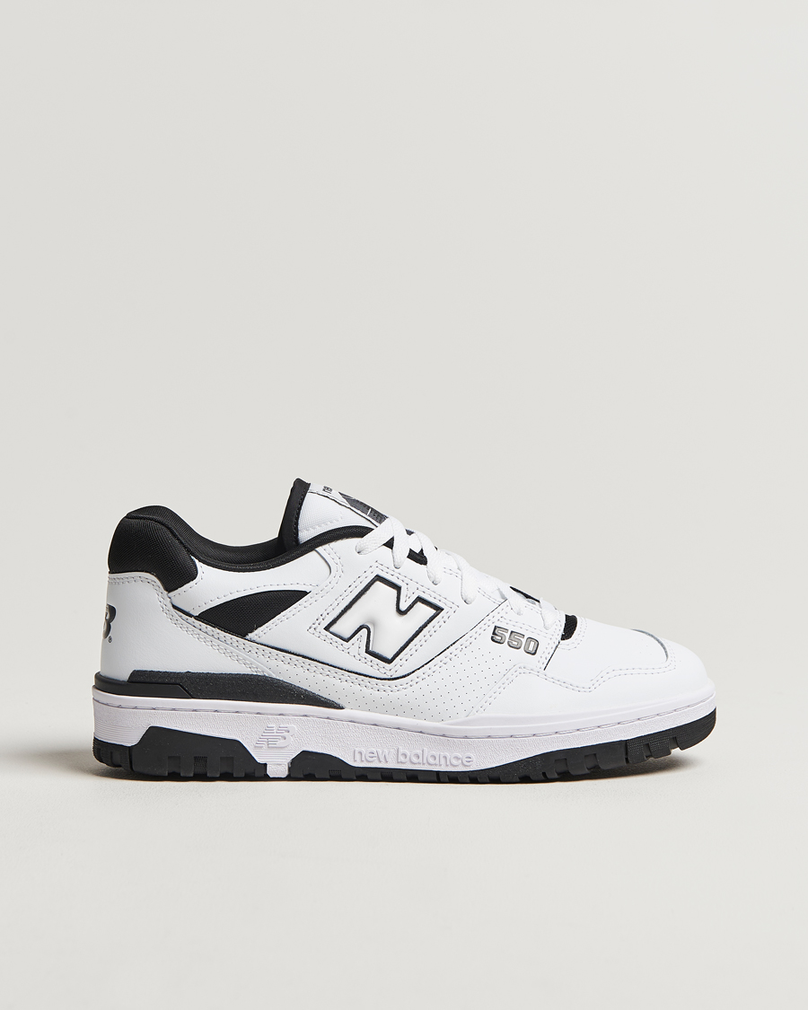 Hombres | New Balance 550 Sneakers White/Black | New Balance | 550 Sneakers White/Black