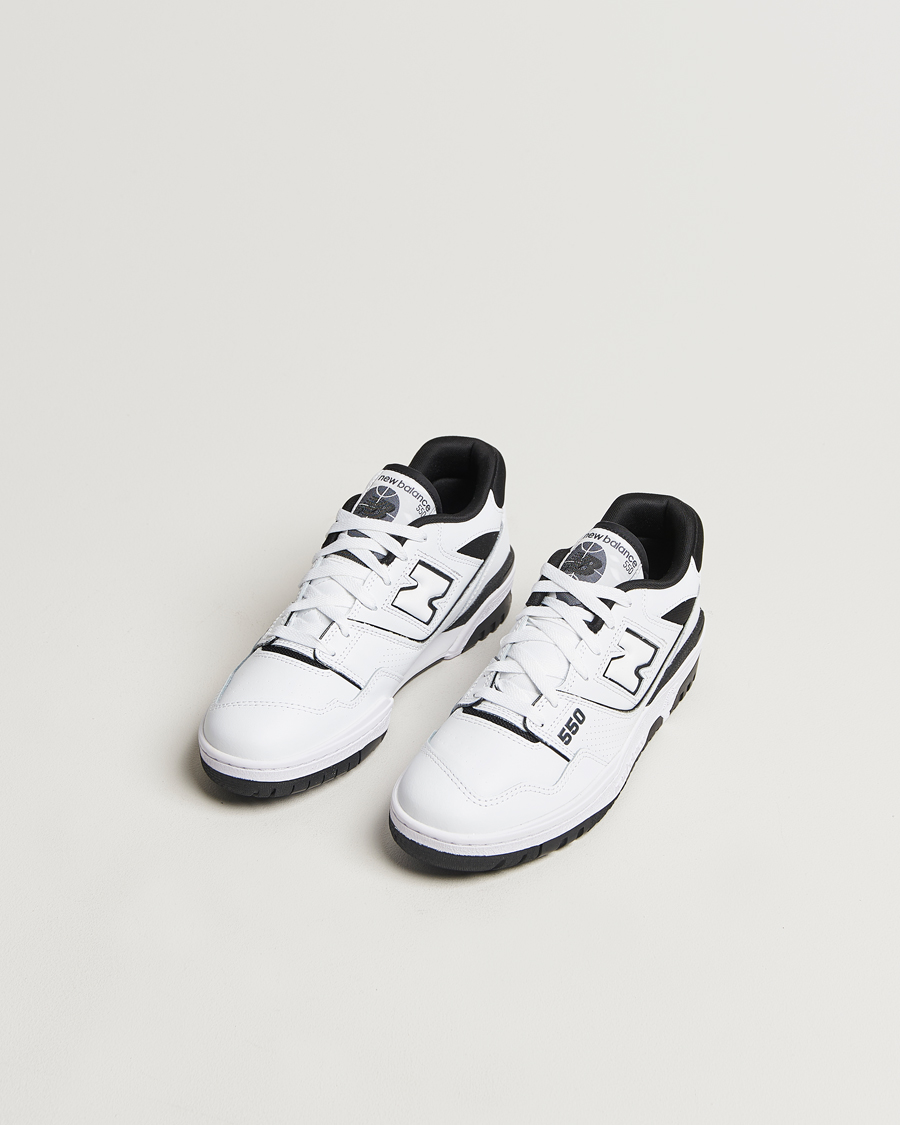 Hombres | New Balance 550 Sneakers White/Black | New Balance | 550 Sneakers White/Black