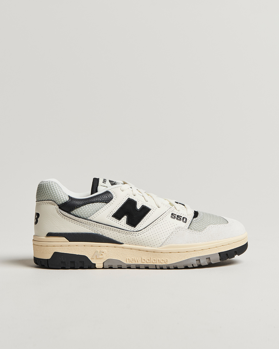 Hombres | New Balance 550 Sneakers White/Black | New Balance | 550 Sneakers White/Black