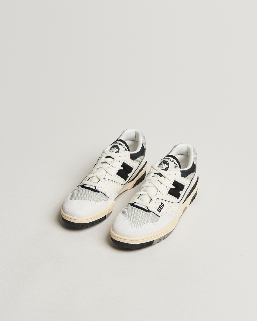Hombres | New Balance 550 Sneakers White/Black | New Balance | 550 Sneakers White/Black