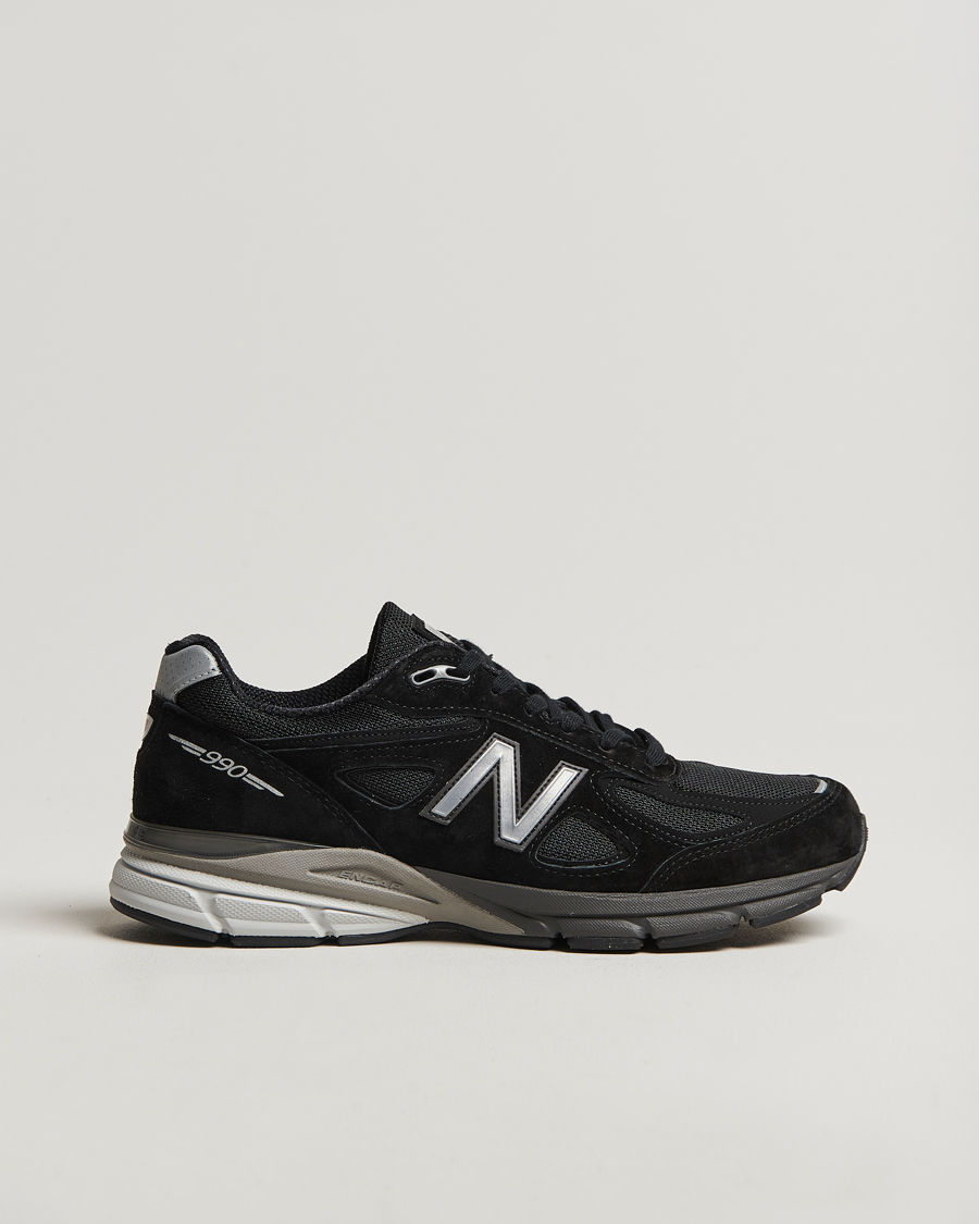 Hombres | Zapatillas | New Balance Made In US & UK | New Balance Made in USA 990v4 Sneakers Black