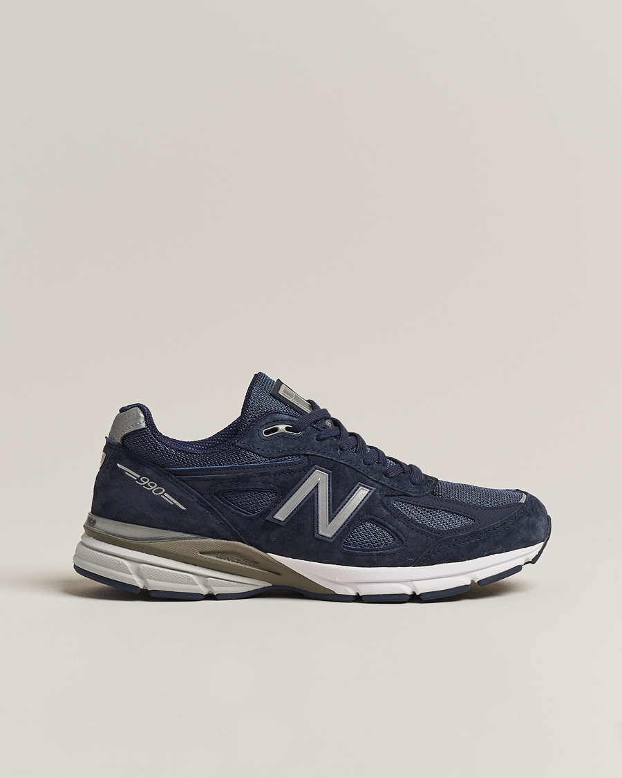 Hombres | Zapatillas | New Balance Made In US & UK | New Balance Made in USA 990v4 Sneakers Navy