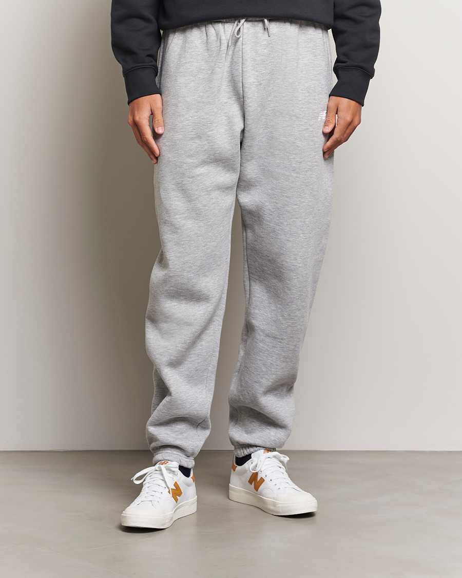 Hombres | Pantalones | New Balance | Essentials Fleece Sweatpants Athletic Grey