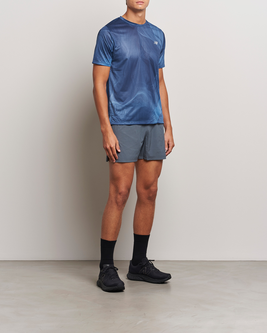 Hombres | Pantalones cortos | New Balance Running | Athletics 5 RC Shorts Graphite