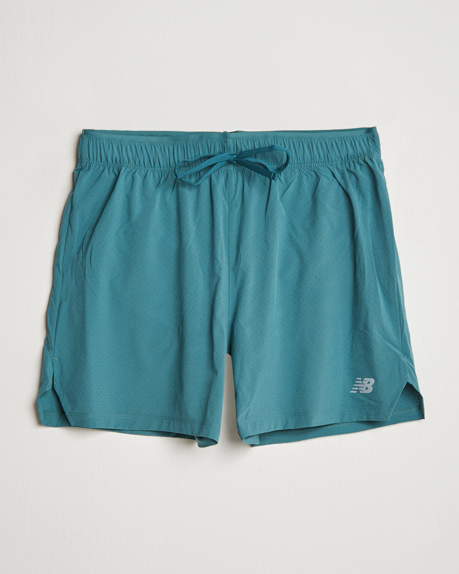 Hombres | Pantalones cortos | New Balance Running | Athletics 5 Run Shorts New Spruce